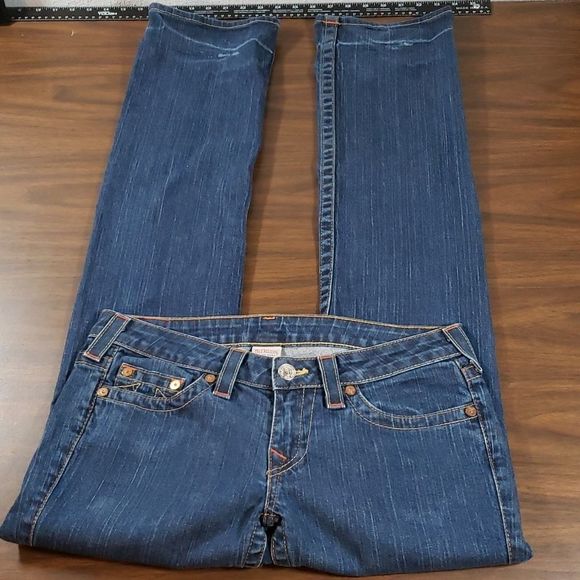 True Religion Straight Leg Low Rise Jeans‎ 30 - Picture 1 of 13